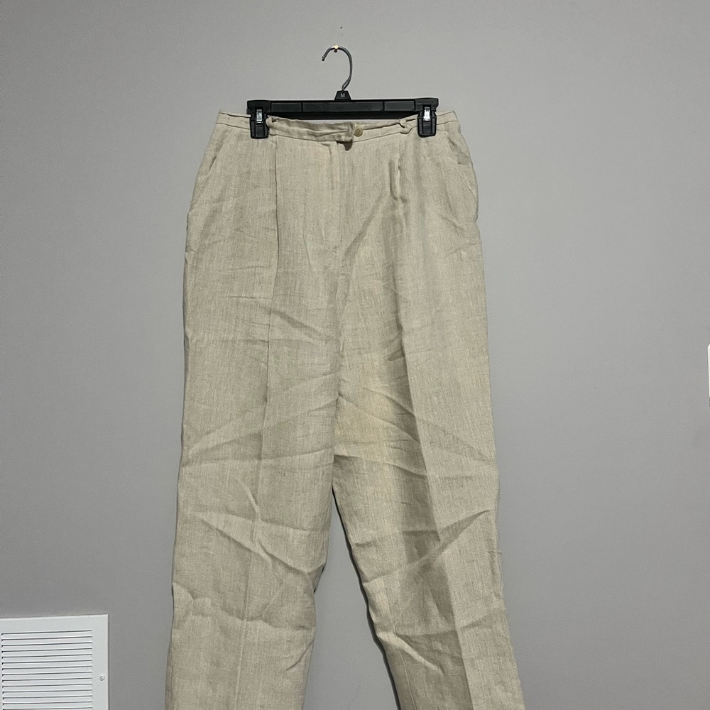 Talbots Tan Chinos‎ Classic Straight-Leg